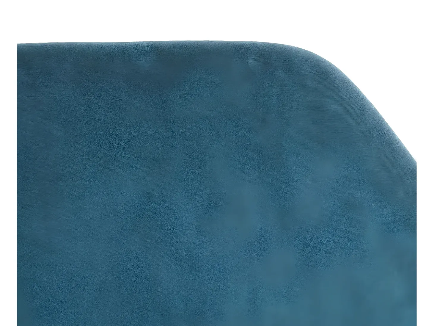 Silla de comedor Vaasa T381, terciopelo, azul petróleo, patas claras