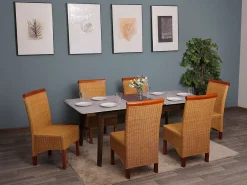 Silla de comedor Var (set de 2), sin cojín de asiento