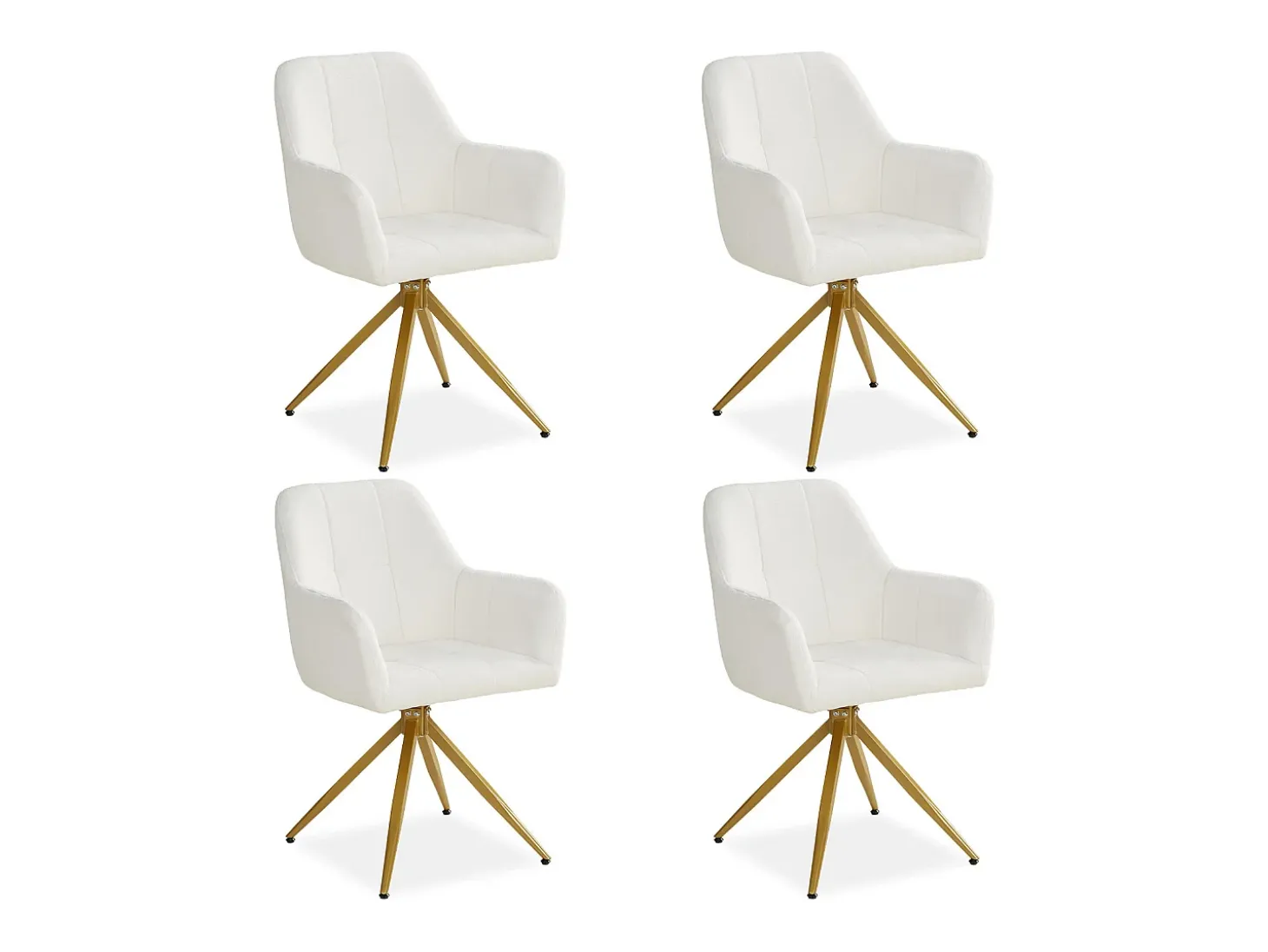Silla de comedor 56x86x60 cm beige