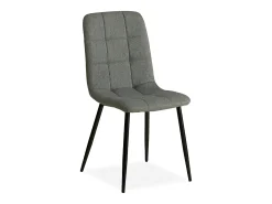 Silla de comedor 43,5x88x50 cm gris eames