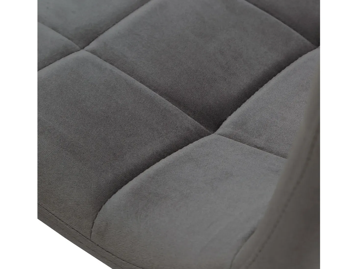 Silla de comedor 43,5x88x50 cm gris Eames