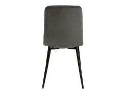Silla de comedor 43,5x88x50 cm gris Eames