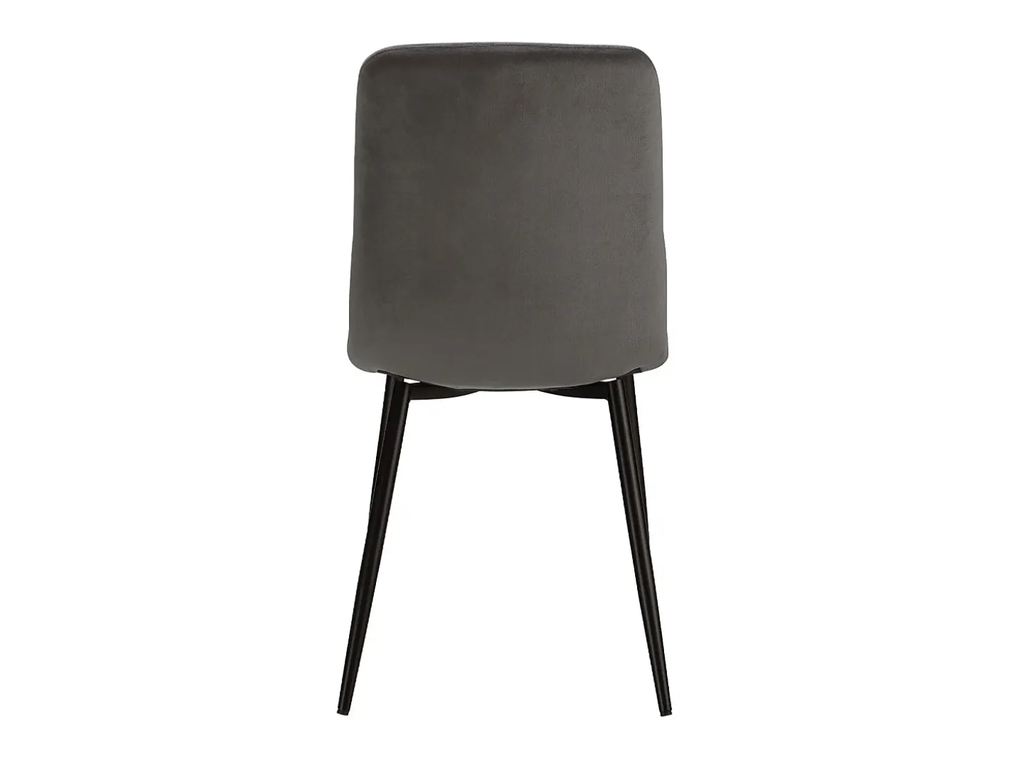 Silla de comedor 43,5x88x50 cm gris Eames