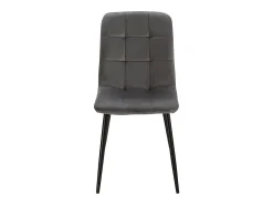 Silla de comedor 43,5x88x50 cm gris Eames