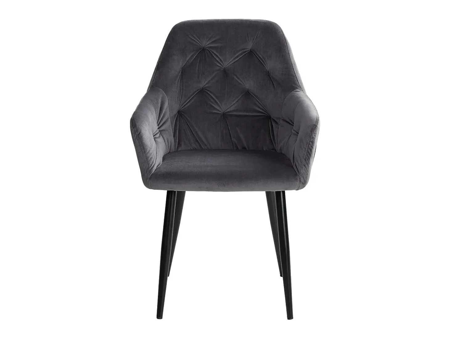 Silla de comedor 59x89x62.5 cm gris Eames