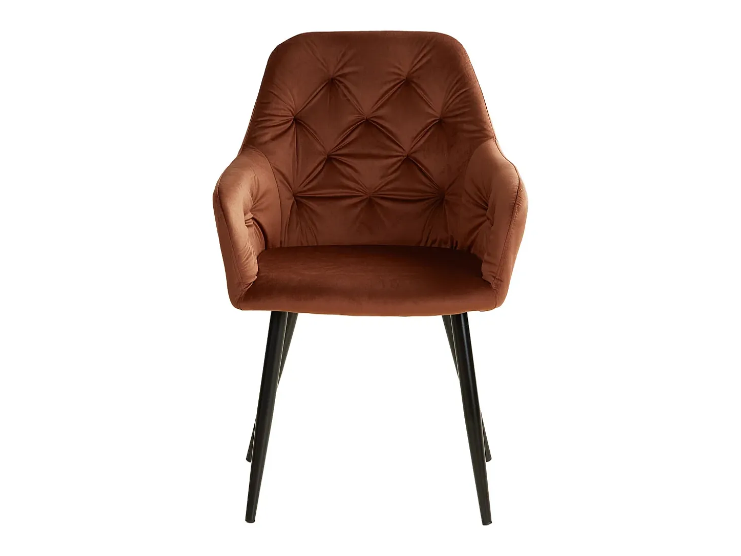 Silla de comedor 59x88x62.5 cm marrón Eames