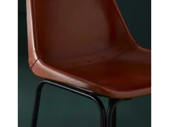 Silla de cuero L45 cm - ROCKIE