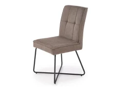 Silla de diseño de tela gris Karl