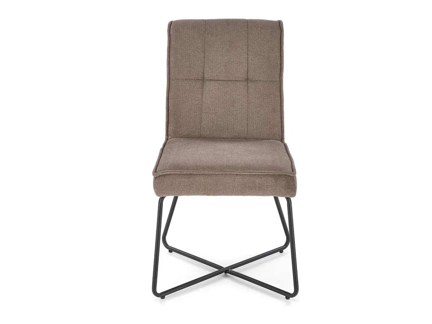 Silla de diseño de tela gris Karl