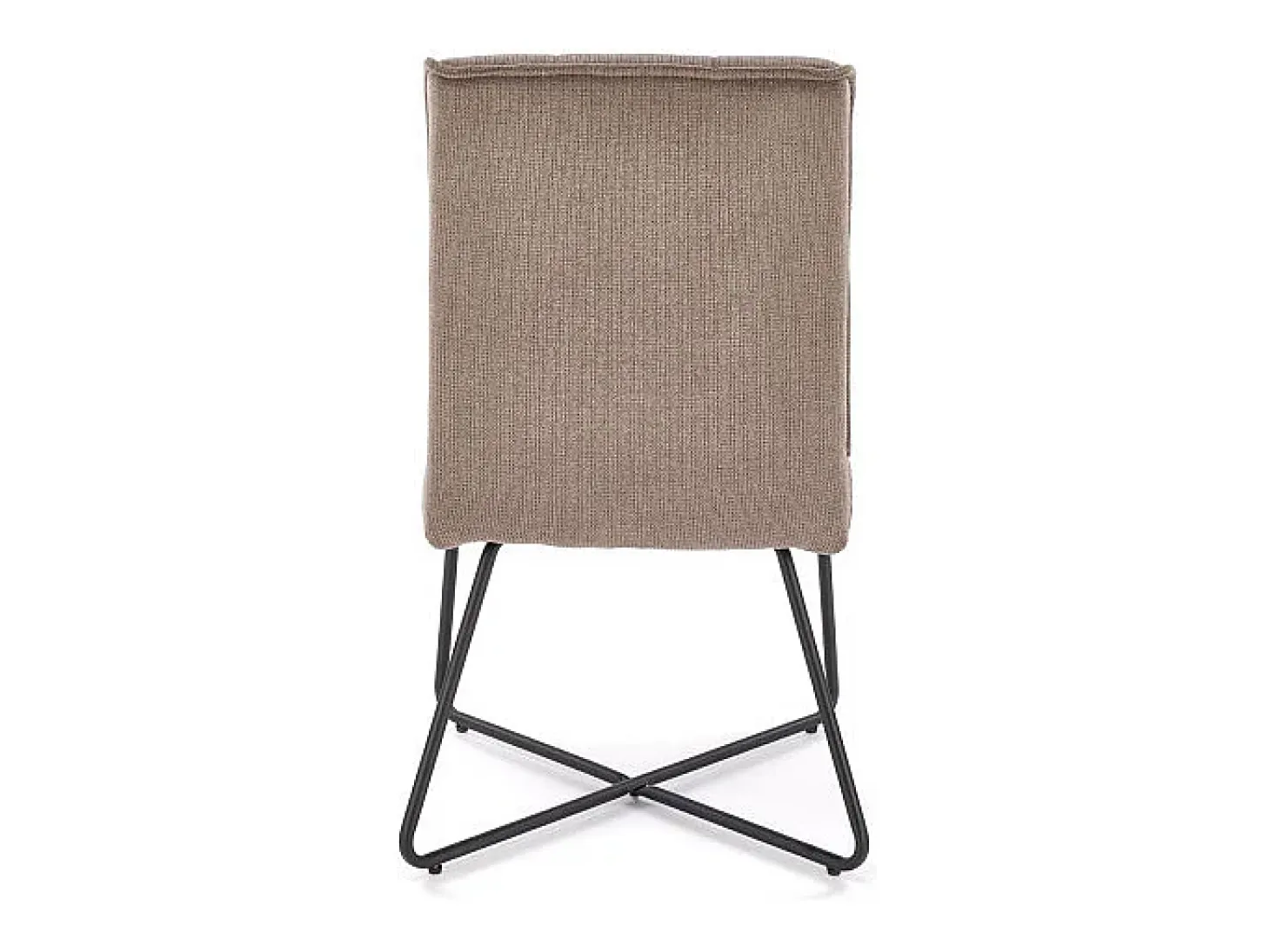Silla de diseño de tela gris Karl