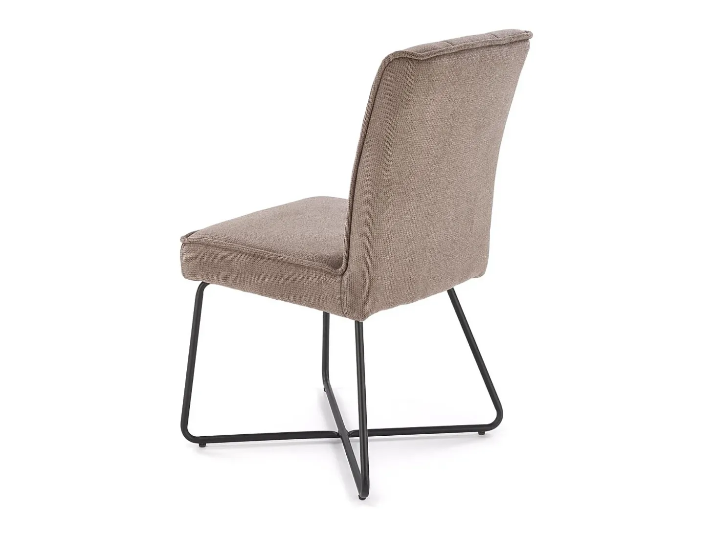 Silla de diseño de tela gris Karl