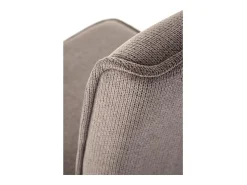 Silla de diseño de tela gris Karl