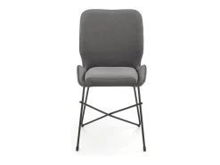 Silla de diseño de terciopelo gris AYA2