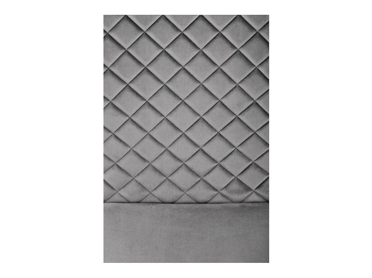 Silla de diseño de terciopelo gris con pata en U de metal negro VIDAR