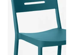 Silla de diseño moderno de polipropileno para bar, cocina, restaurante y jardín Mose - Azul Marino