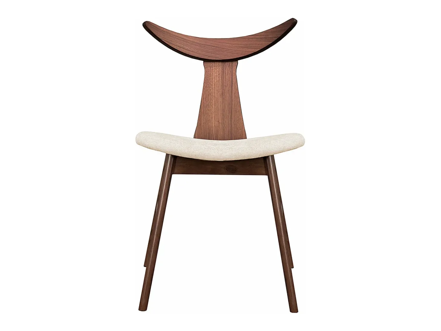 Silla de madera – nogal/listones – HENRICO