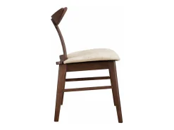 Silla de madera – nogal/listones – HENRICO