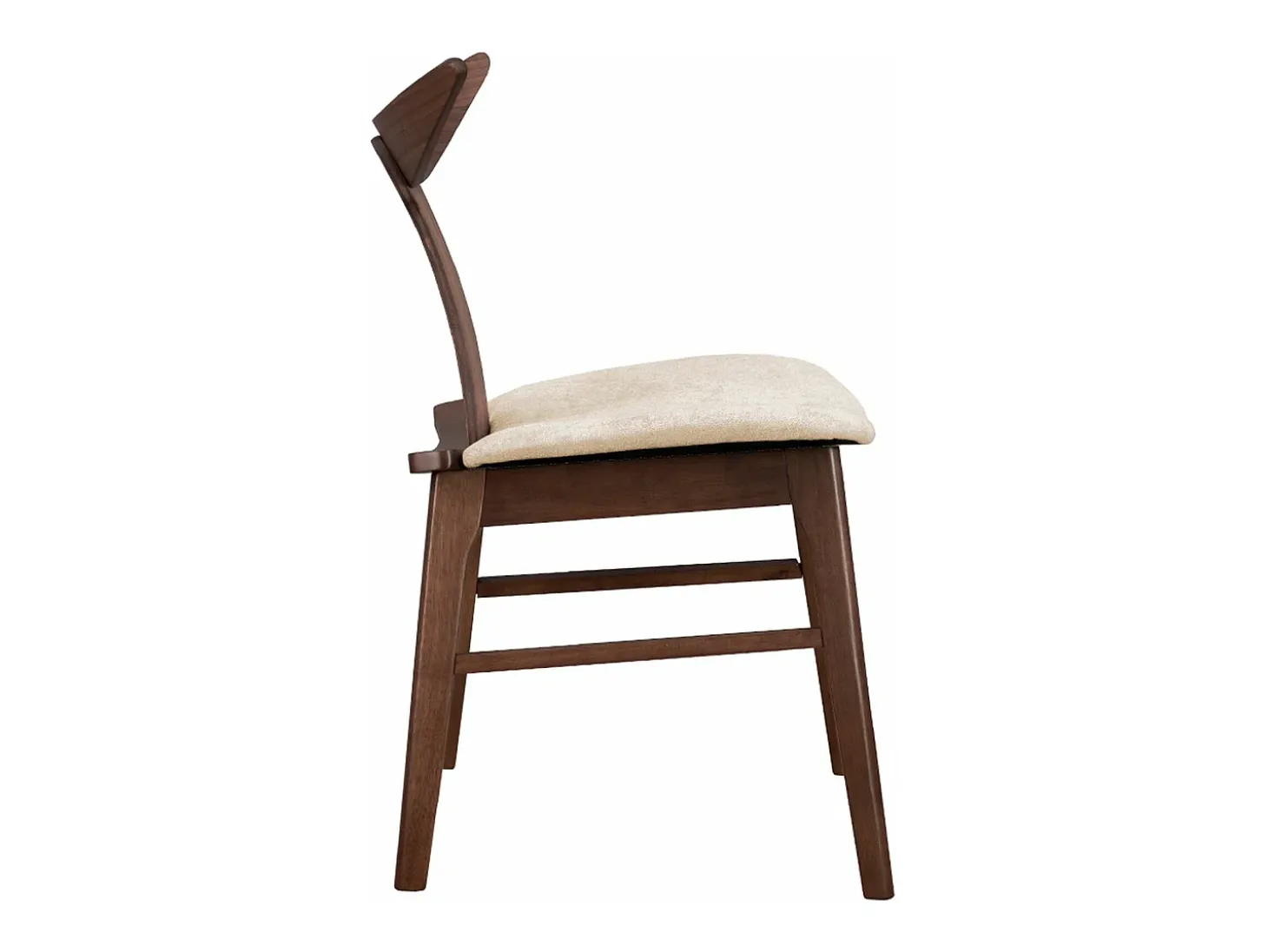 Silla de madera – nogal/listones – HENRICO