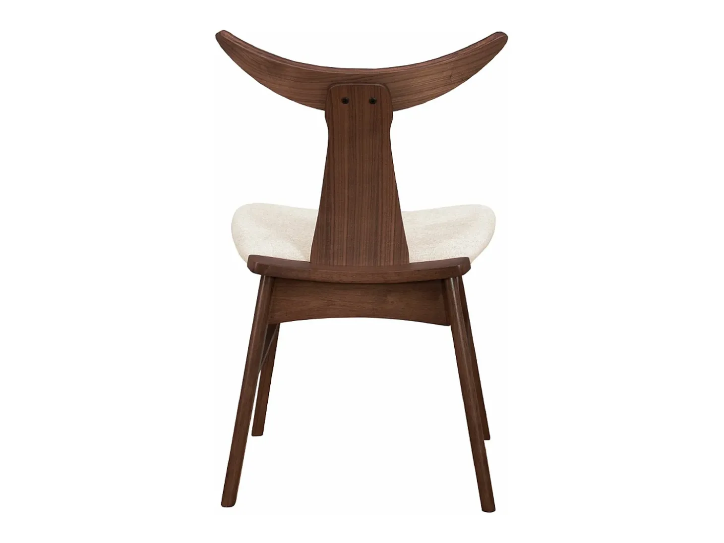 Silla de madera – nogal/listones – HENRICO