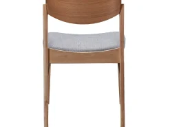 Silla de madera - roble natural/gris - PANIZE