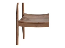 Silla de madera de teca biselada - Lombok