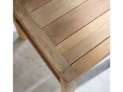 Silla de madera de teca reciclada maciza