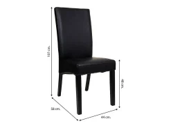 Silla De Madera Tapizada