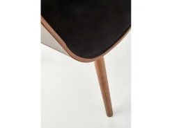Silla de madera/tela 56 x 77 cm