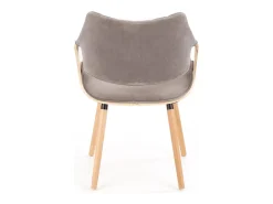 Silla de madera/tela 56 x 77 cm