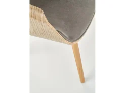 Silla de madera/tela 56 x 77 cm