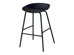 Silla de mostrador de diseño negro. Colección SIRA