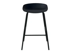 Silla de mostrador de diseño negro. Colección SIRA