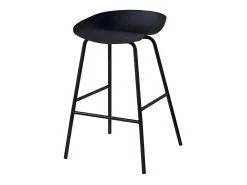 Silla de mostrador de diseño negro. Colección SIRA