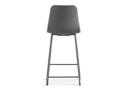 Silla de mostrador 'Mario' PP Gris, dimensiones: H100.5 x L51 x P44cm.