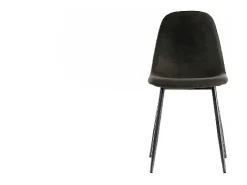 Silla de piel sintética 44 cm x 50 cm H. 84 cm 4 piezas