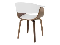 Silla de piel sintética blanca - Piada