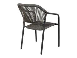 Silla de ratán gris para el hogar