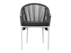 Silla de ratán gris para el hogar