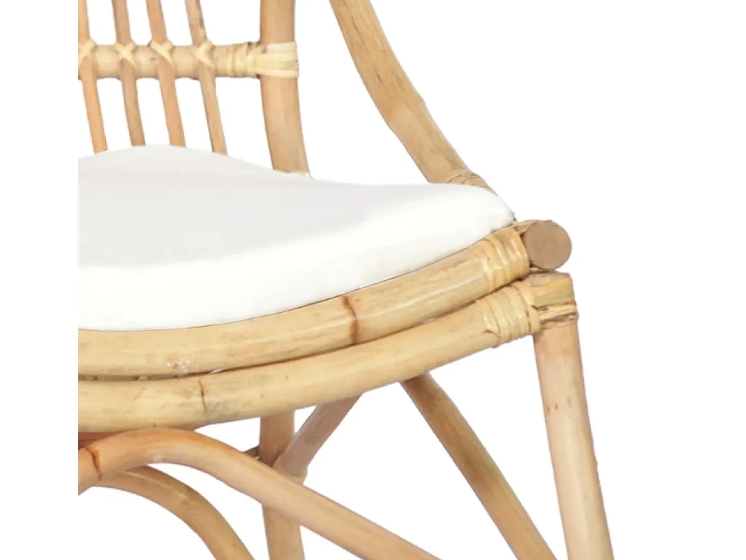 Silla de ratán lino ES84626