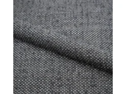 Silla de tela gris y patas de metal negro - Angèle