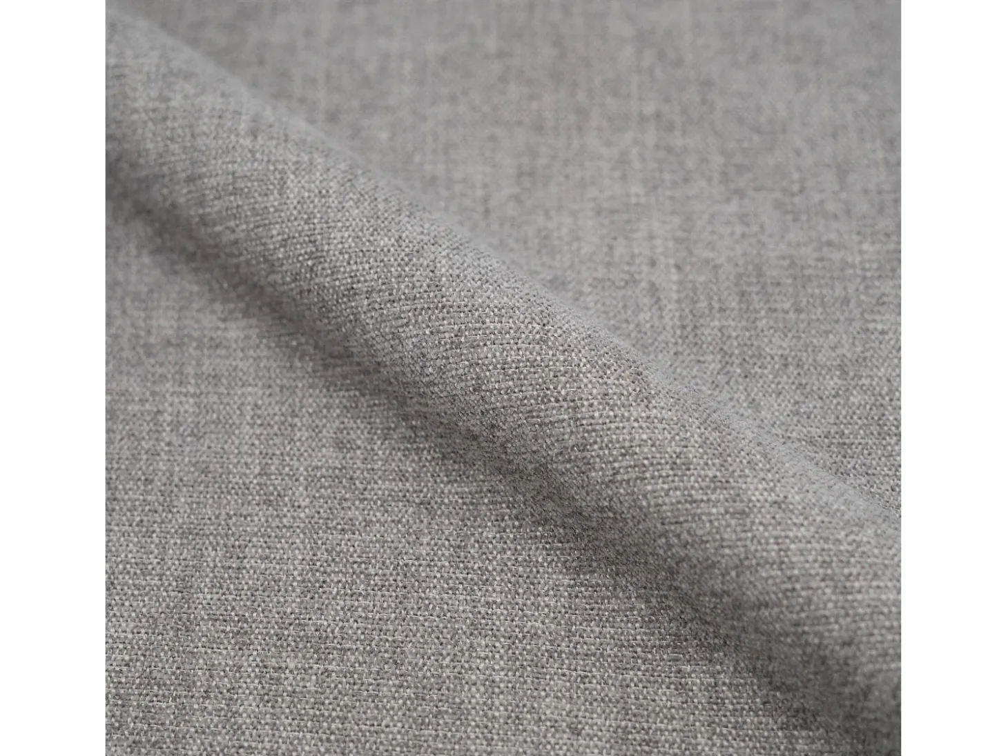 Silla en tela gris y madera negra - Coccinelle