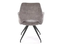 Silla giratoria de acero 58 x 88 cm