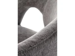 Silla giratoria de acero 57 x 78 cm