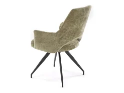 Silla giratoria de acero 58 x 88 cm