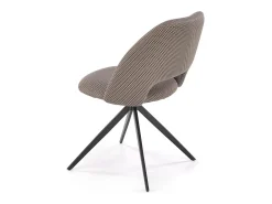 Silla giratoria de acero 52 x 79 cm