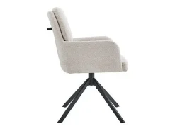 Silla giratoria de tela colección PLUMO color beige