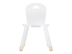 Silla infantil madera blanco 50.5x27.8x28cm
