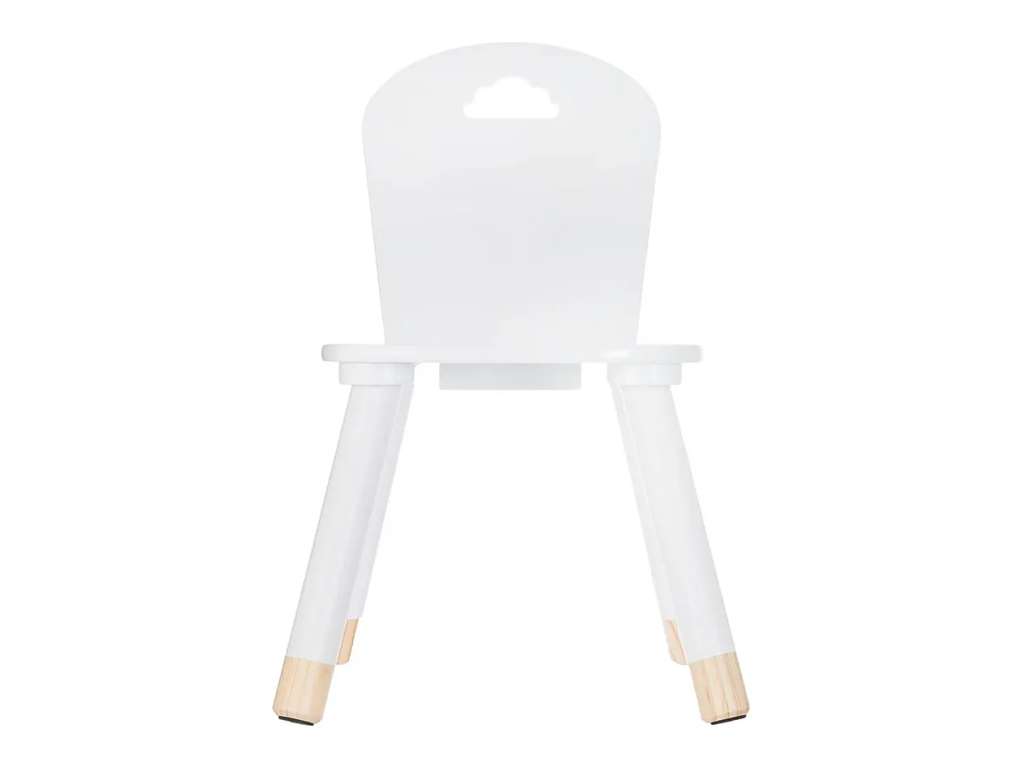 Silla infantil madera blanco 50.5x27.8x28cm