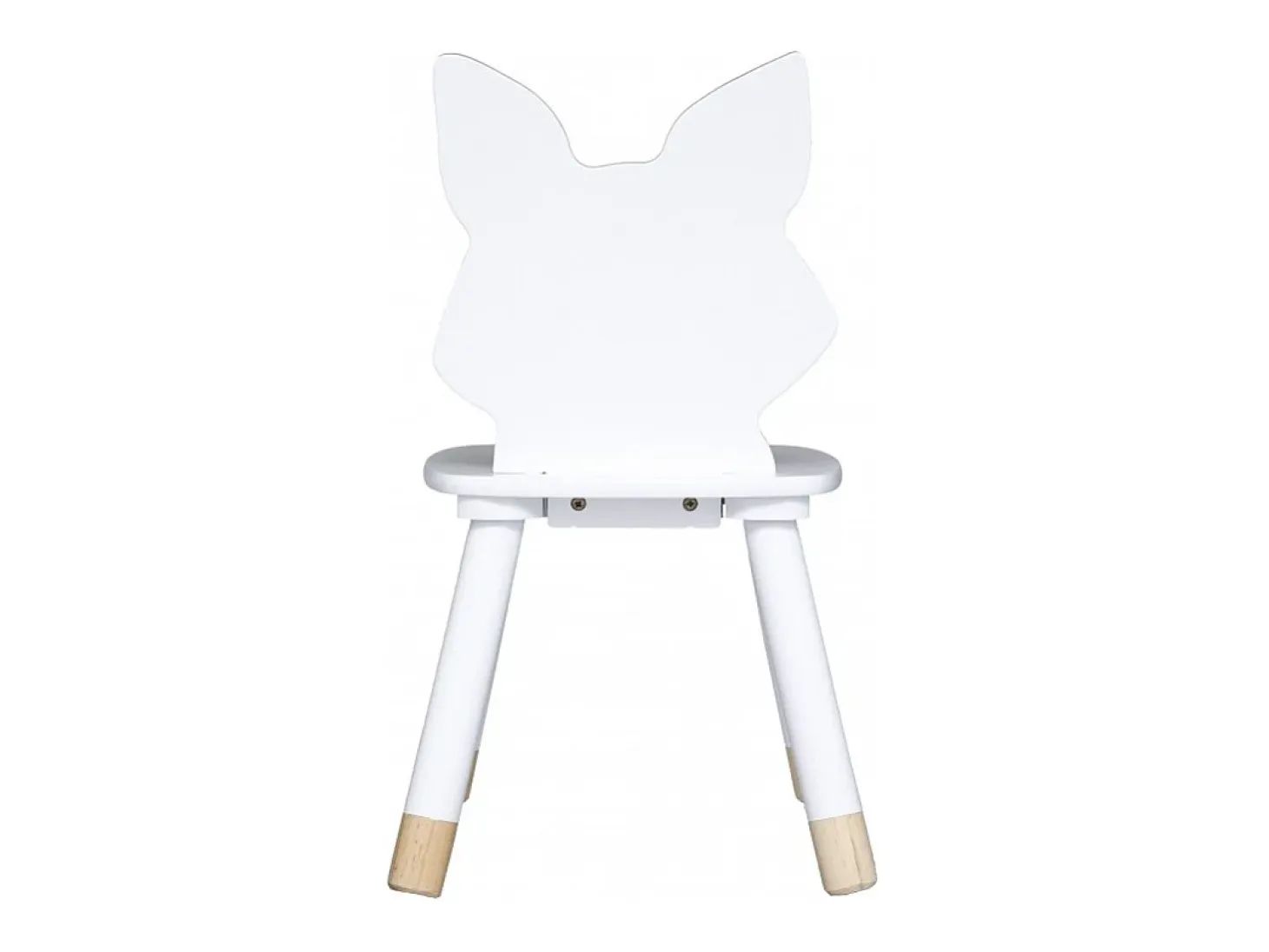Silla infantil mdf blanco 52.5x28x28cm