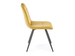 Silla K521/Terciopelo/Amarillo